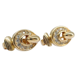 Christian Dior Earring metal Gold Auth am7650