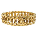 CHANEL COCO Bracelet metal Gold CC Auth am7652-1