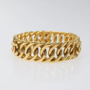 CHANEL COCO Bracelet metal Gold CC Auth am7652-3