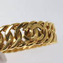 CHANEL COCO Bracelet metal Gold CC Auth am7652-7