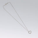 TIFFANY&Co. Open Heart Necklace metal Silver Auth am7655-2