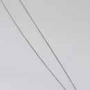 TIFFANY&Co. Open Heart Necklace metal Silver Auth am7655-4