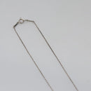 TIFFANY&Co. Open Heart Necklace metal Silver Auth am7655-5