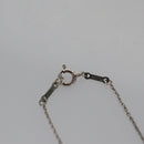 TIFFANY&Co. Open Heart Necklace metal Silver Auth am7655-6