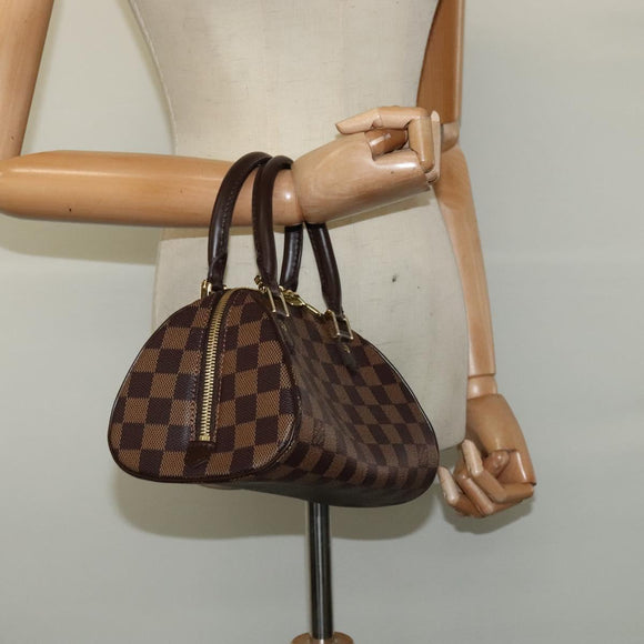 LOUIS VUITTON Damier Ebene Rivera Mini Hand Bag N41436 LV Auth am7662AV