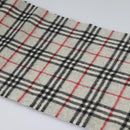 BURBERRY Nova Check Scarf Wool Gray Auth am7665-11