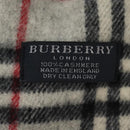 BURBERRY Nova Check Scarf Wool Gray Auth am7665-14