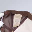 GUCCI GG Supreme Strawberry baseball Cap PVC XL Beige 700665 Auth am7681V-14