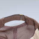 GUCCI GG Supreme Strawberry baseball Cap PVC XL Beige 700665 Auth am7681V-16