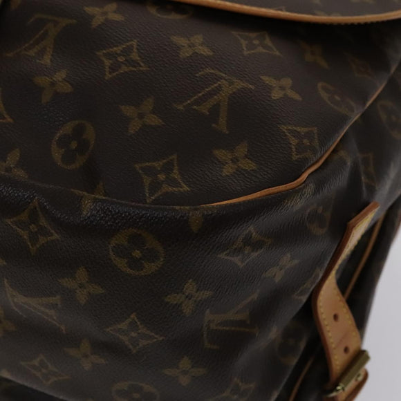 LOUIS VUITTON Monogram Saumur 35 Shoulder Bag M42254 LV Auth am7685