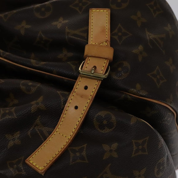 LOUIS VUITTON Monogram Saumur 35 Shoulder Bag M42254 LV Auth am7685