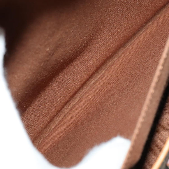 LOUIS VUITTON Monogram Saumur 35 Shoulder Bag M42254 LV Auth am7685