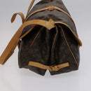 LOUIS VUITTON Monogram Saumur 35 Shoulder Bag M42254 LV Auth am7685-3