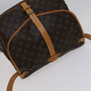 LOUIS VUITTON Monogram Saumur 35 Shoulder Bag M42254 LV Auth am7685-6