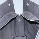 HERMES Her Line MM Hand Bag Canvas Gray Auth am7709-17