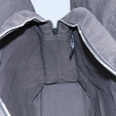 HERMES Her Line MM Hand Bag Canvas Gray Auth am7709-18