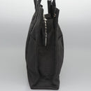 HERMES Her Line MM Hand Bag Canvas Gray Auth am7709-5