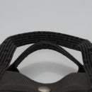 HERMES Her Line MM Hand Bag Canvas Gray Auth am7709-8