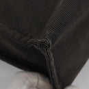 HERMES Her Line MM Hand Bag Canvas Gray Auth am7710-9