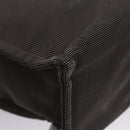 HERMES Her Line MM Hand Bag Canvas Gray Auth am7710-15