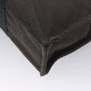 HERMES Her Line MM Hand Bag Canvas Gray Auth am7710-16