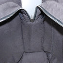 HERMES Her Line MM Hand Bag Canvas Gray Auth am7710-19