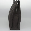 HERMES Her Line MM Hand Bag Canvas Gray Auth am7710-3