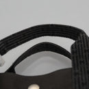 HERMES Her Line MM Hand Bag Canvas Gray Auth am7710-8