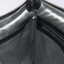 MCM Vicetos Logogram Clutch Bag PVC Leather Silver Auth am7725-19