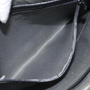 MCM Vicetos Logogram Clutch Bag PVC Leather Silver Auth am7725-20