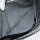 MCM Vicetos Logogram Clutch Bag PVC Leather Silver Auth am7725-11