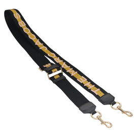 Marc Jacobs Adjustable Shoulder Strap Canvas 38.6""-57.1"" Black Auth am7732 - 0