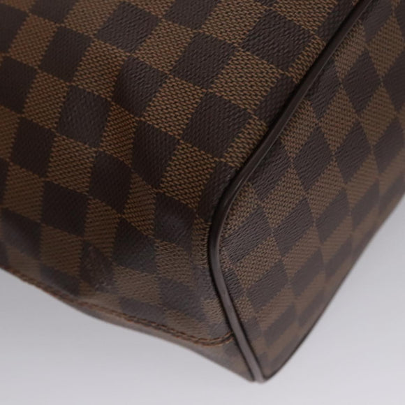 LOUIS VUITTON Damier Ebene Saleya PM Tote Bag N51183 LV Auth am7736A