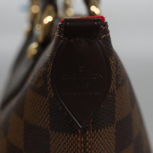 LOUIS VUITTON Damier Ebene Saleya PM Tote Bag N51183 LV Auth am7736A