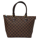 LOUIS VUITTON Damier Ebene Saleya PM Tote Bag N51183 LV Auth am7736A-13
