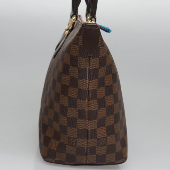 LOUIS VUITTON Damier Ebene Saleya PM Tote Bag N51183 LV Auth am7736A