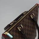 LOUIS VUITTON Damier Ebene Saleya PM Tote Bag N51183 LV Auth am7736A-6