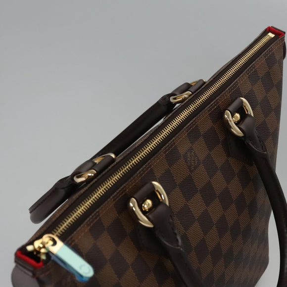 LOUIS VUITTON Damier Ebene Saleya PM Tote Bag N51183 LV Auth am7736A