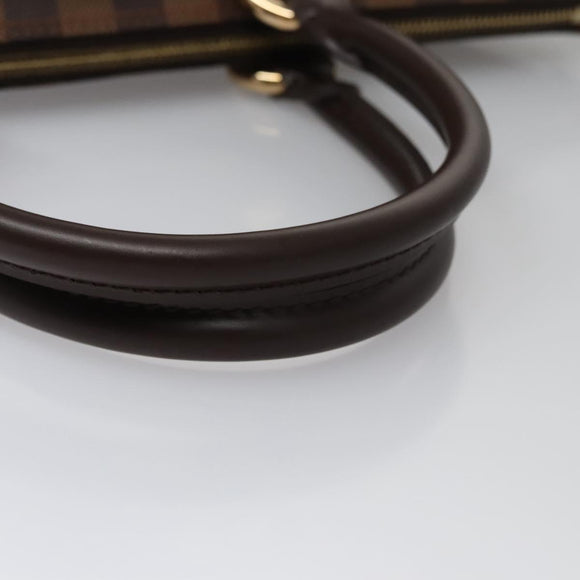 LOUIS VUITTON Damier Ebene Saleya PM Tote Bag N51183 LV Auth am7736A