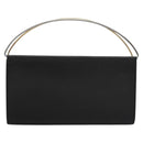 CARTIER Trinity hand Wallet Leather Black Wine Red Auth am7737-2