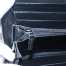 GUCCI Micro GG Canvas Guccissima Long Wallet Leather Black 544473 Auth am7738-9