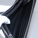 GUCCI Micro GG Canvas Guccissima Long Wallet Leather Black 544473 Auth am7738-19