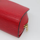 LOUIS VUITTON Epi Dauphine PM Pouch Castilian Red M48447 LV Auth am7748-15