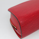 LOUIS VUITTON Epi Dauphine PM Pouch Castilian Red M48447 LV Auth am7748-16