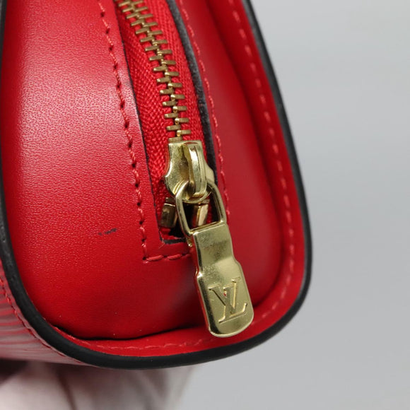 LOUIS VUITTON Epi Dauphine PM Pouch Castilian Red M48447 LV Auth am7748