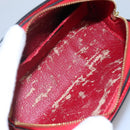 LOUIS VUITTON Epi Dauphine PM Pouch Castilian Red M48447 LV Auth am7748-10