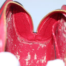 LOUIS VUITTON Epi Dauphine PM Pouch Castilian Red M48447 LV Auth am7748-18