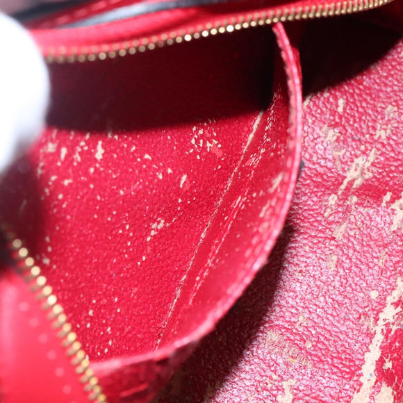 LOUIS VUITTON Epi Dauphine PM Pouch Castilian Red M48447 LV Auth am7748
