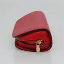 LOUIS VUITTON Epi Dauphine PM Pouch Castilian Red M48447 LV Auth am7748-3