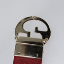 GUCCI Belt Leather Outlet 31.9"" Black 70 28 525040 Auth am7750V-7